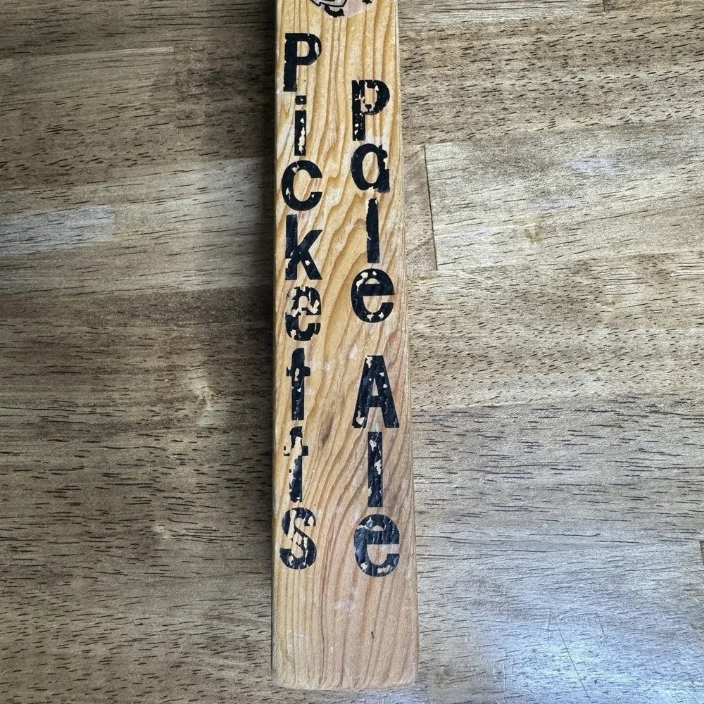 San Juan Brewing Co Beer Tap Handle Pickett Pale Ale Wood Rustic Bar Decor